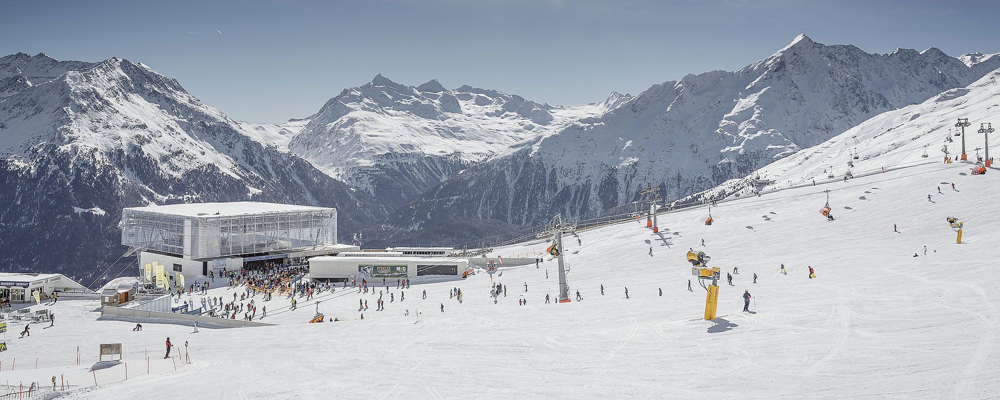 Skigebiet Giggijoch Sölden Panorama