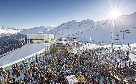 Party im Skigebiet in Sölden
