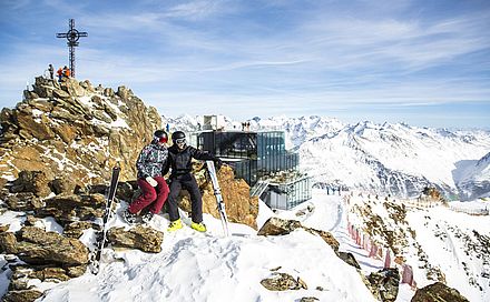 Panoramablick am Gaislachkogel IceQ