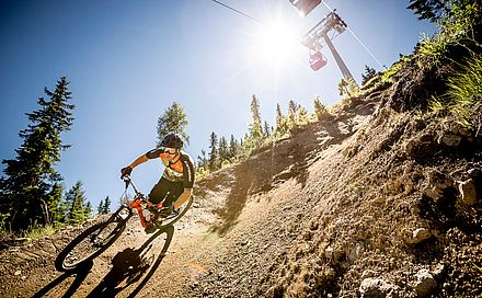 Gaislachkogel Bahn mit dem Mountainbike